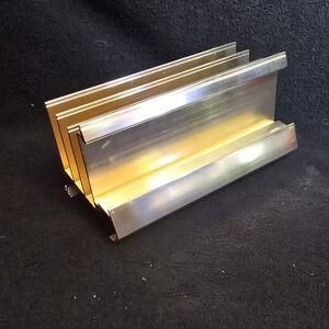 Gold Tone Desk Organizer